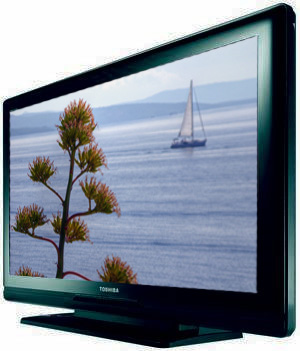 Schnäppchen: Toshiba 42av500p. foto: Toshiba. Montage: LCD TV Fernseher Vergleich.