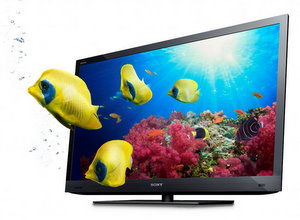 Bestens ausgestattet: Sony Bravia KDL-32EX725 3D Full HD LCD Fernseher
