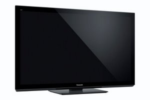 Vorne: Panasonic TX-P50VT30 3D Full HD Plasma Fernseher