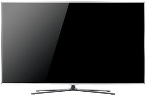 Großer Flachmann: Samsung UE40D8000 Full HD 3D LCD Fernseher